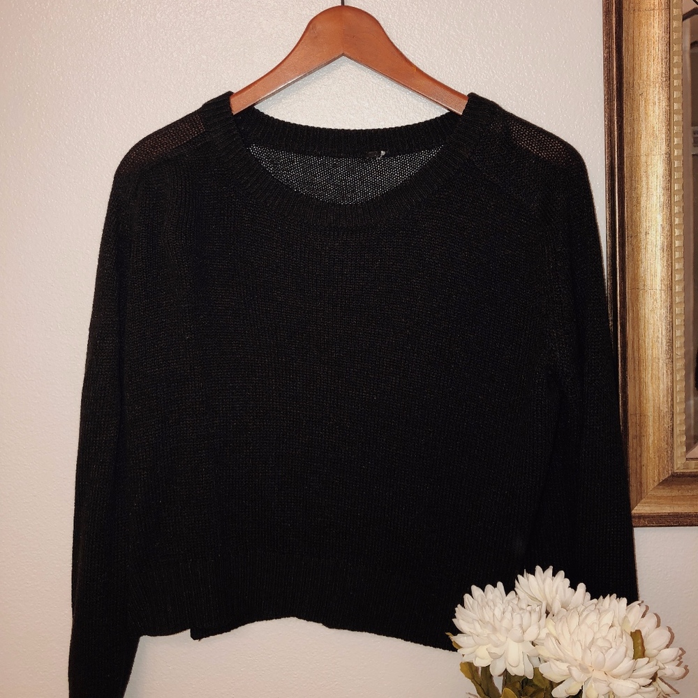 Black Knit Sweater